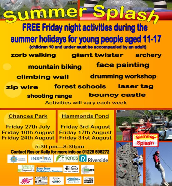 Barnardos Summer Spash Poster